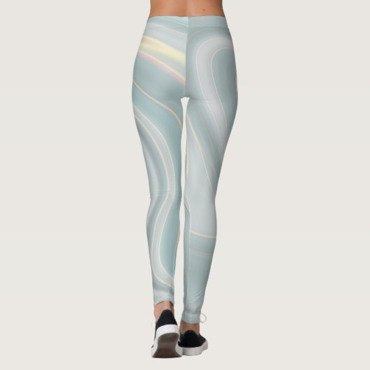 Marble Patterned Leggings  (Achterkant)