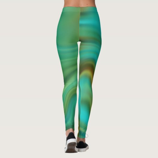 Marble Patterned Leggings (Achterkant)