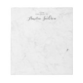 Marble Personalized Notitieblok Stationery (Voorkant)