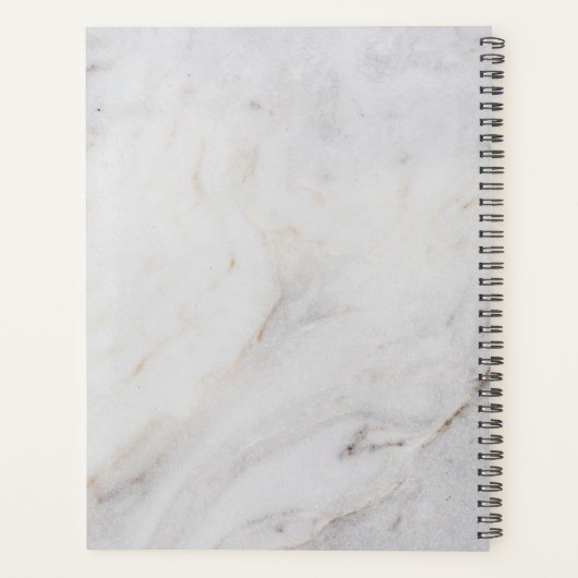 Marble Personalized Planner (Achterkant)