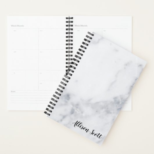 Marble Personalized Yarly Planner (Display)
