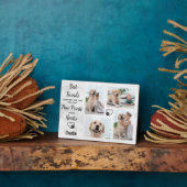 Marble Pet Memorial Foto Collage Keepslag Fotoplaat (Zijkant)