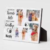 Marble Pet Memorial Keepomwille Photo Collage Fotoplaat (Zijkant)