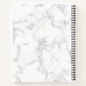 Marble Photo Collage Budget Funeral GuestBook Notitieboek (Achterkant)