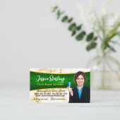 Marble Photo Credit Repair Visitekaartje (Staand voorkant)