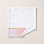 MARBLE PINK GOLD BATHROOM TOWEL SET BAD HANDDOEK (Wasdoekje)