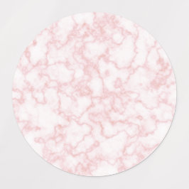 Marble Pink Labels