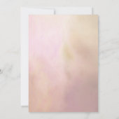 Marble Pink Modern Typografie 30th Birthday Party Kaart (Achterkant)