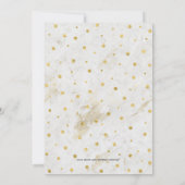 Marble & Polka dot | Moderne bruiloft voor paren Kaart (Achterkant)