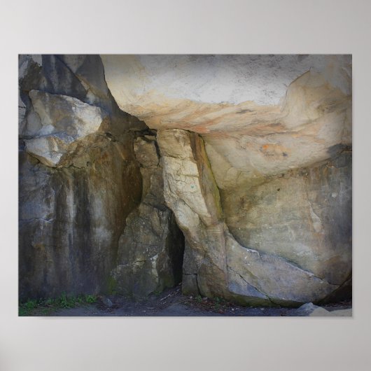 Marble Rock bij Natural Bridge Natuur Poster (Voorkant)