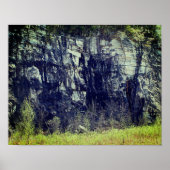 Marble Rock Cliff bij Natural Bridge 3 Natuur Poster (Voorkant)