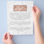 Marble Roos Gold Box Elegant Flyer (Hand)