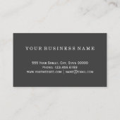 Marble Roos Gold Silver en Floral Geo Triangles Visitekaartje (Achterkant)