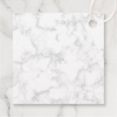 Marble Rose Goud Sip Sip Hoera Bruiloftsfeest Bedankjes Labels (Achterkant)