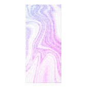 Marble roze paarse glitter typografie bruiloft men reclamekaart (Achterkant)