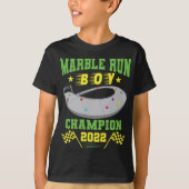 MARBLE RUN BOY. T-SHIRT (Voorkant)