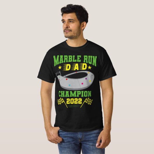 MARBLE RUN DAD. T-SHIRT (Voorkant volledig)