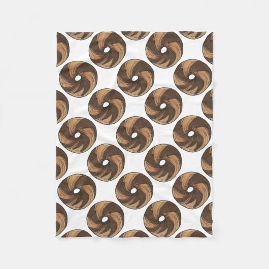 Marble Rye New York NYC Deli Breakfast Bagel Fleece Deken (Voorkant)