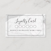 Marble Salon Spa Loyalty 5 Visitekaartje (Voorkant)