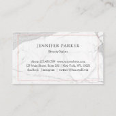 Marble Salon Spa Loyalty 5 Visitekaartje (Achterkant)