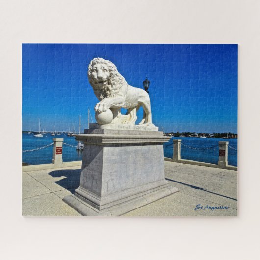 Marble Sculpture Bridge of Lions St Augustine FL Legpuzzel (Horizontaal)