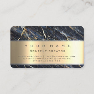 Marble Social Media Manager Content Creator Visitekaartje