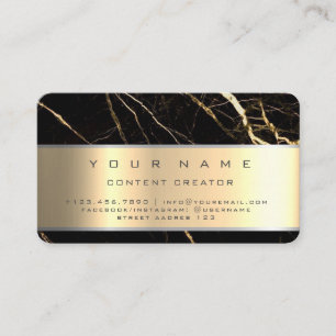 Marble Social Media Manager Content Creator Visitekaartje