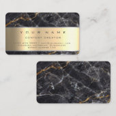 Marble Social Media Manager Content Creator Visitekaartje (Voorkant / Achterkant)