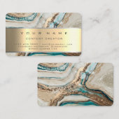 Marble Social Media Manager Content Manager Visitekaartje (Voorkant / Achterkant)