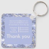 MARBLE  SQUARE VISITEKAARTJE SLEUTELHANGER (Achterkant)