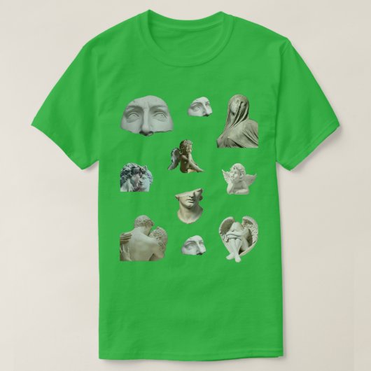 Marble Statues Renaissance Art esthetics T-shirt (Design voorkant)