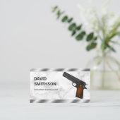 Marble Steel Pistol Pistool Shop Gunsmith vuurwape Visitekaartje (Staand voorkant)