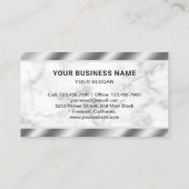 Marble Steel Revolver Pistool Shop Gunsmith Firear Visitekaartje (Achterkant)