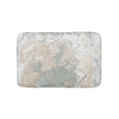 Marble Stone Abstract Creamy Mint Ivory Grey Badmat (Voorkant)