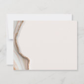 Marble Stone Agate Detail Enclosure Card Kaart (Achterkant)