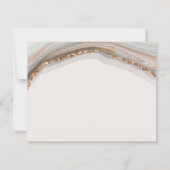 Marble Stone Agate Detail Enclosure Card Kaart (Achterkant)