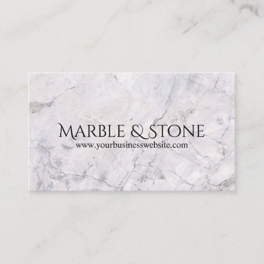 Marble & Stone Countertops Business Card Visitekaartje (Voorkant)
