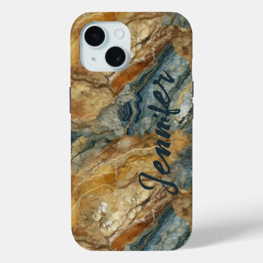 Marble Stone Earth Toon iPhone / iPad hoesje (Achterkant)