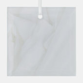 Marble Stone Glass Square Ornament (Voorkant)