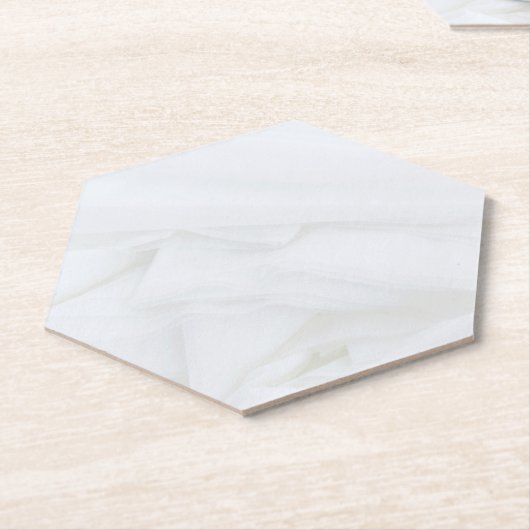 Marble Stone Hexagon Kartonnen Onderzetters (Schuin)