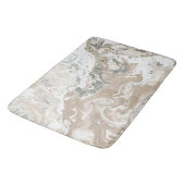 Marble Stone Luxury White Beige Ivory Grey Badmat (Gekanteld)