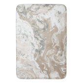 Marble Stone Luxury White Beige Ivory Grey Badmat (Voorkant Verticaal)