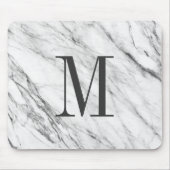 Marble Stone Monogrammed MousePad Muismat (Voorkant)