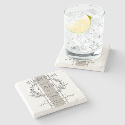 Marble Stone Onderzetter (Zijkant)