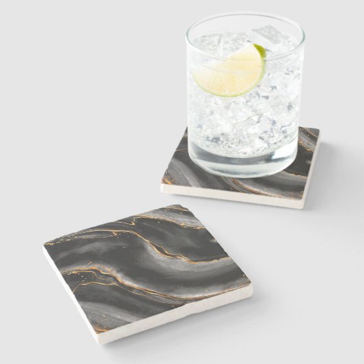 Marble Stone Onderzetter (Zijkant)