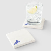 Marble Stone Onderzetter (Zijkant)