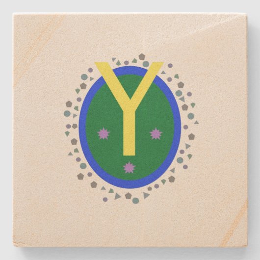 Marble Stone Onderzetter (Voorkant)