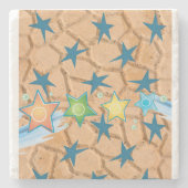 Marble Stone Onderzetter Atomic (Voorkant)