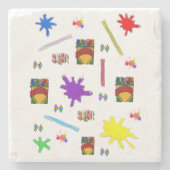 Marble Stone Onderzetter Crayons (Voorkant)