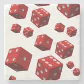 Marble Stone Onderzetter Dice (Voorkant)